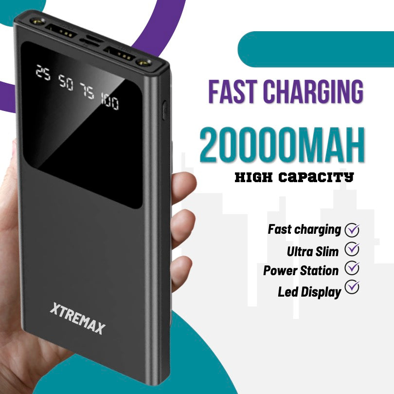 Portable Power Bank 20000mAh