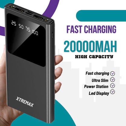 Portable Power Bank 20000mAh